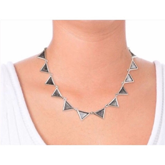 Women’s Etched Antique Collar Necklace - Picture 2 of 6